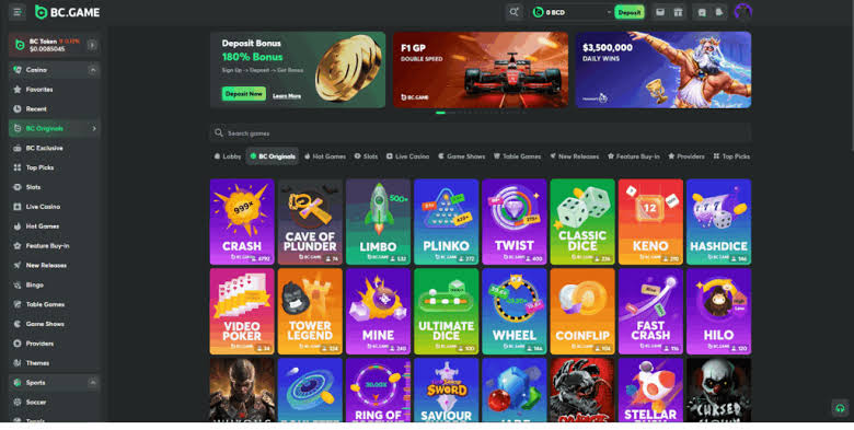 Exploring the Features of BC.Game Platform A Hub for Crypto Gamers